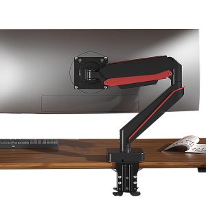 veryfor single monitor arm mount, heavy duty gas spring desk mount for 13 49 inch screens